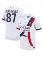 Paris Saint-Germain Joao Neves #87 Bortedrakt 2024-25 Korte ermer